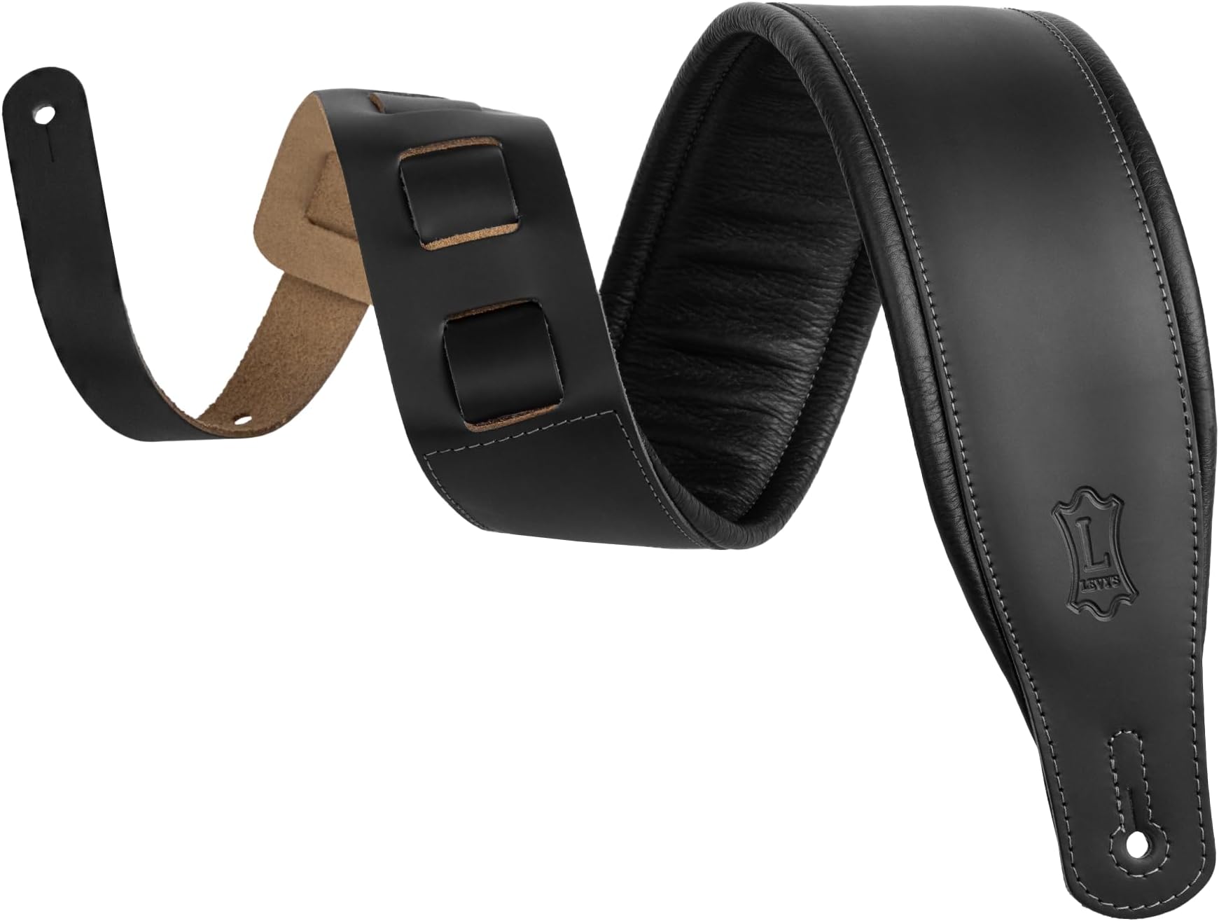 Levy's Leathers M26PD-BLK Top Grain 3" - Black