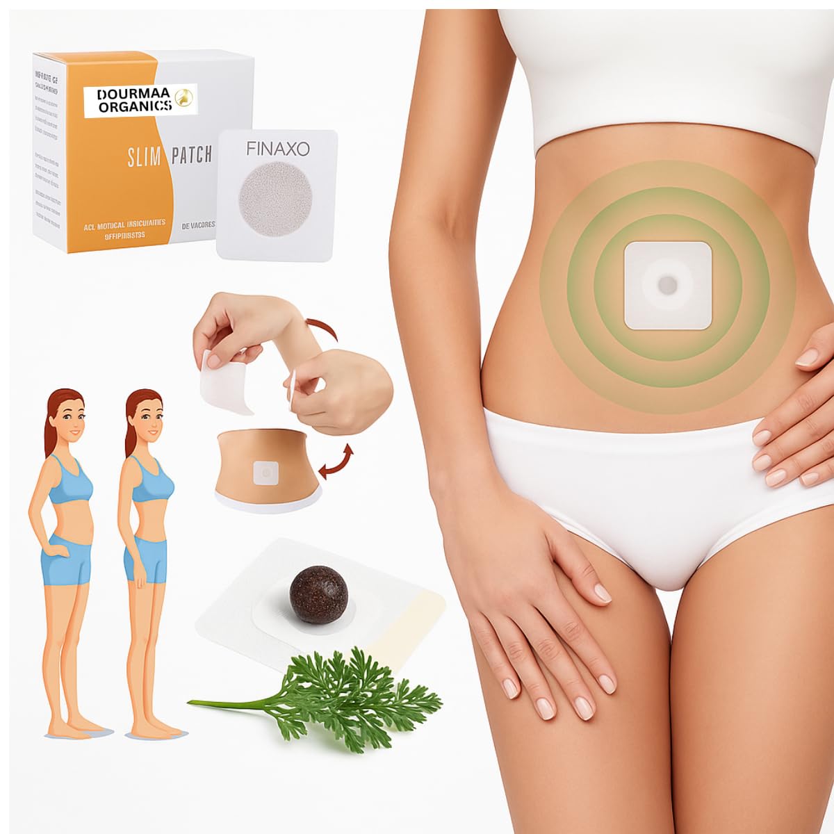 Slimming Patches for Weight Loss Kit, Fat Burning Weight Slimming Patch Navel Sticker Belly Slim Patch 20-image-18