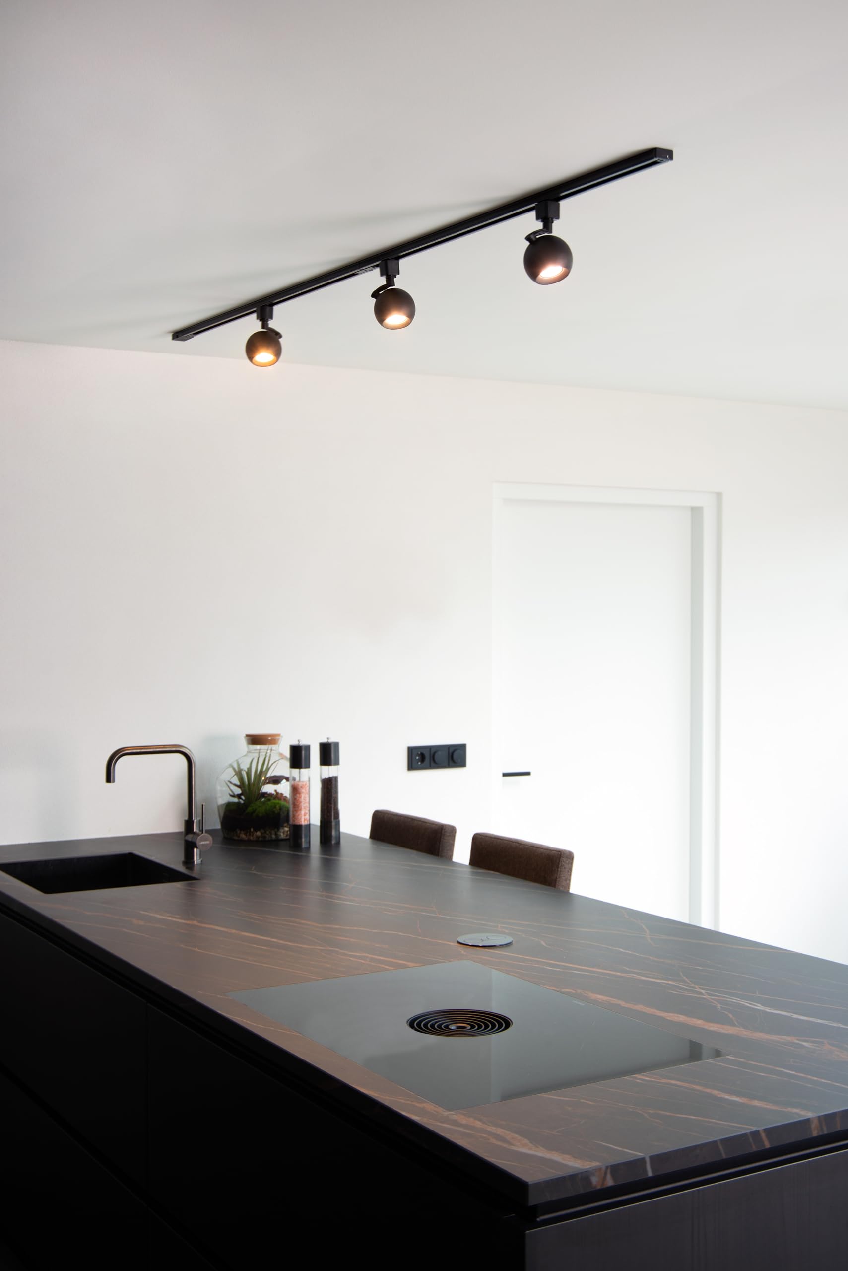 Lucide TRACK KEONI Schienenstrahler - 1-Phasen Spot Dreh- Und Schwenkbar