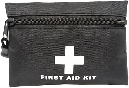 Miniatura 10 de Bolsa roja de primeros auxilios de emergencia, pequeña bolsa vacía de rescate de viaje para almacenamiento de primeros auxilios, bolsillo para rosa