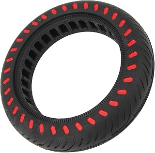 Pneu de Scooter Elétrico, Pneu Interno de Substituição de Pneu Sólido de 8.5x2.0 Polegadas para Scooter Elétrico Vermelho