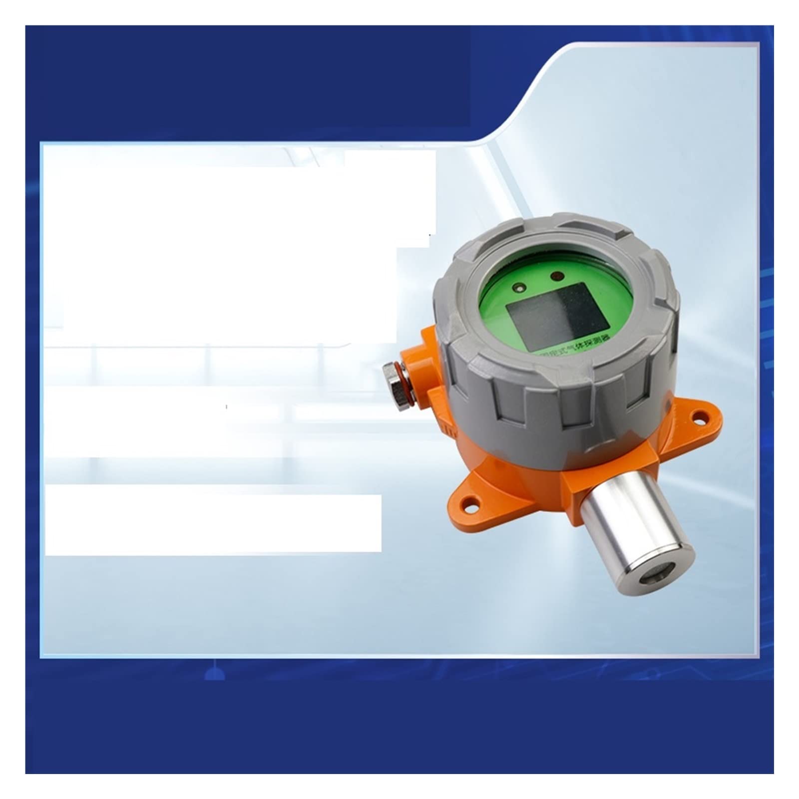 Sensor de Gas, Alarma de Gas Combustible Detector tóxico Industrial Sonda del Sensor sulfuro hidrógeno Monitoreo a Prueba explosiones(100PPm)