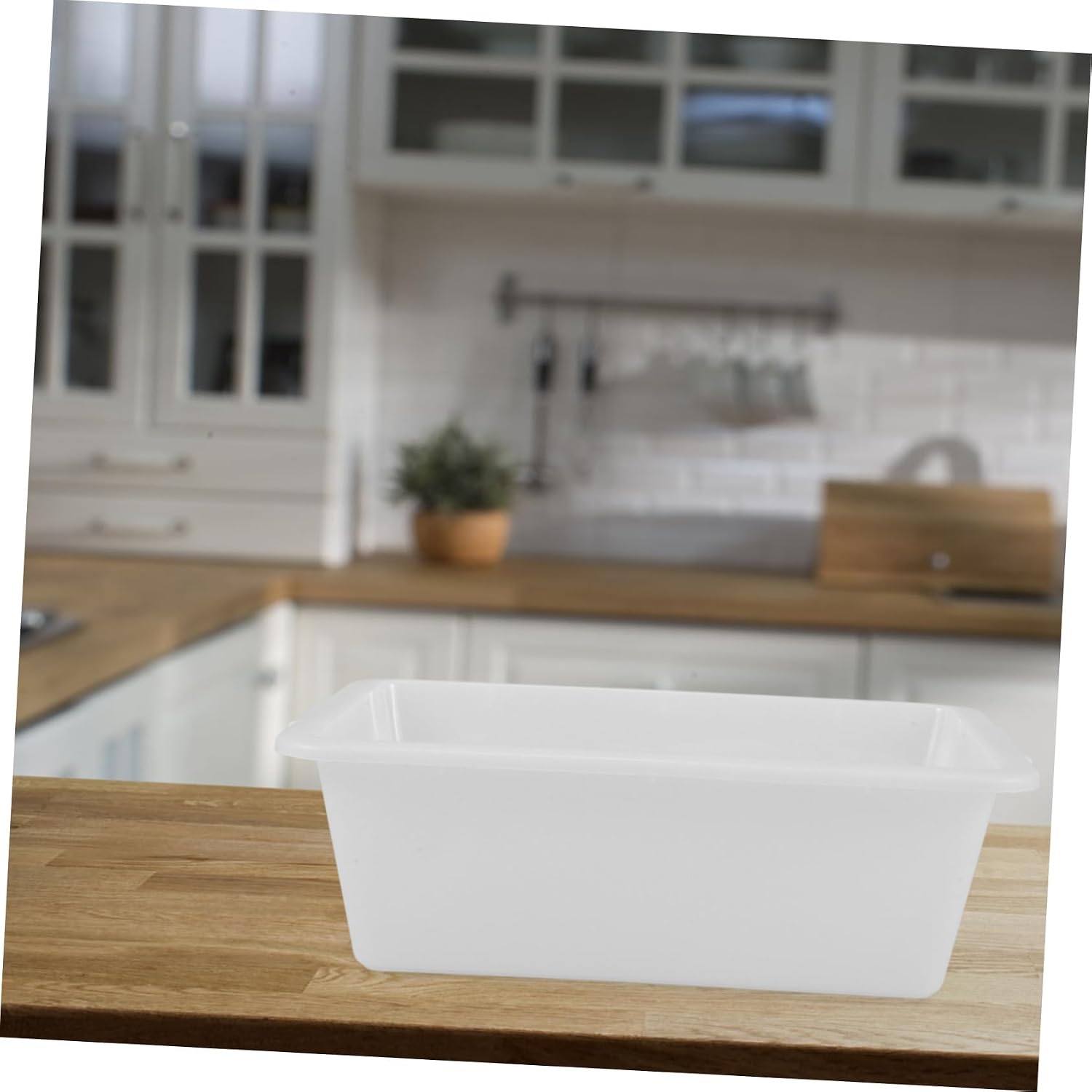 3pcs Commercial Storage Tub Multipurpose Bus Tub Plastic Rectangular Storage Bin Dish Bin Container