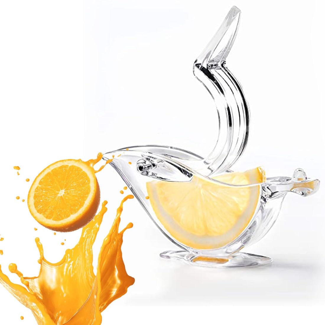 Transparent Boat Shape Lemon Squeezer | Non-Toxic, Safe, and Simple to Use |for Citrus | Pack of 1-image-32