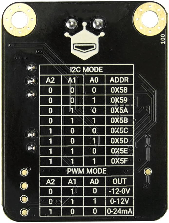 Gravity: GP8630N I2C/PWM to ±10V / 4-20mA DAC Module (16-bit)