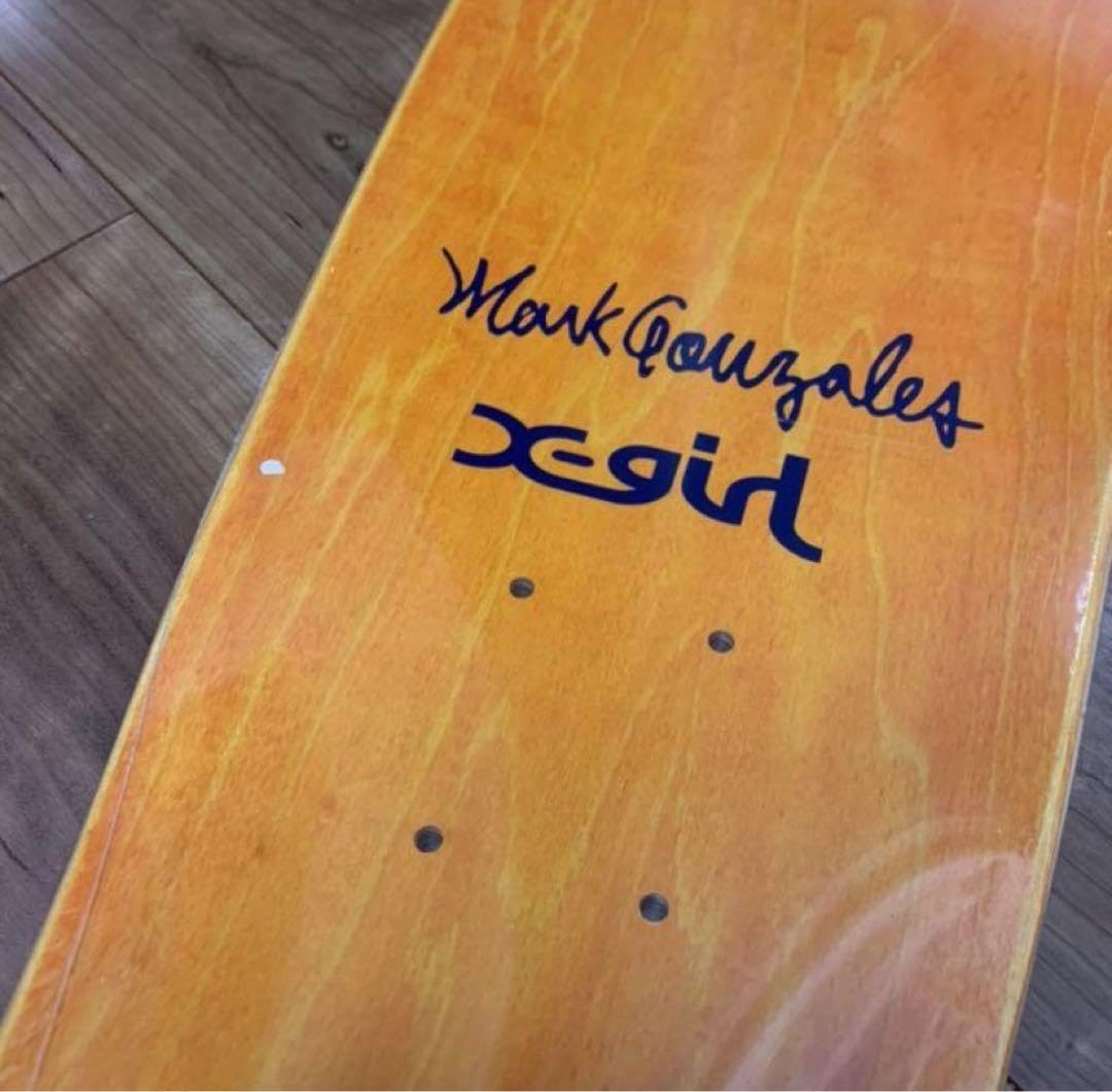 【美品】 USED x-girl スケートボード　SK8 マークゴンザレスコラボ 未使用 xgirl スケボー デッキ エックスガール マークゴンザレス