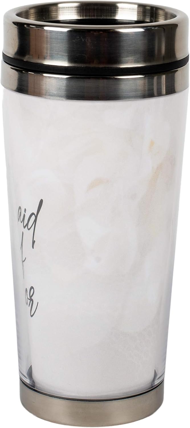 Gеt Pорulаr оƒƒеr Maid Of Honor Creamy White 16 Ounce Stainless Steel Travel Mug Tumbler With Lid