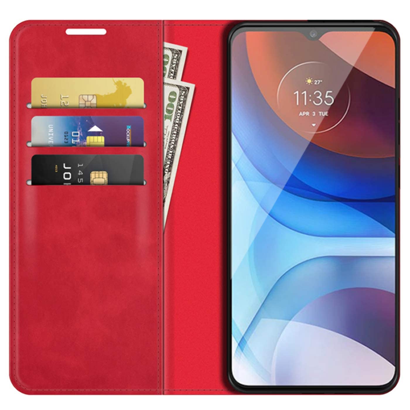 Custodia Portafoglio In Pelle PU QVBWORLD Per Nokia G10 G20 X10 X20 6.3 (Lusso Retro)