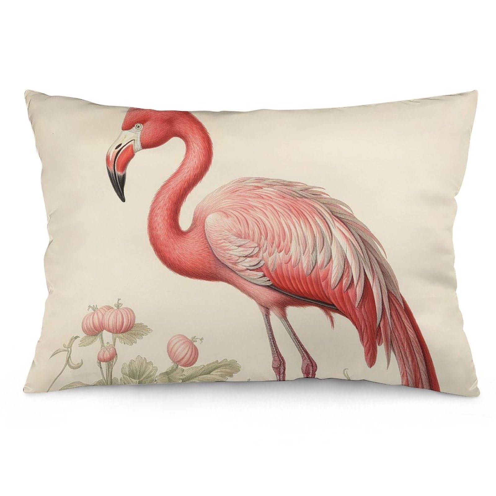 NTVOWPZO 2 Pack Decoration Throw Pillow Covers 16 "x24 Pillowcases Covers Art Flamingo Pillowcases Modern Farmhouse Home Decor Sofa Cushions Covers for Couch Bed Living Room