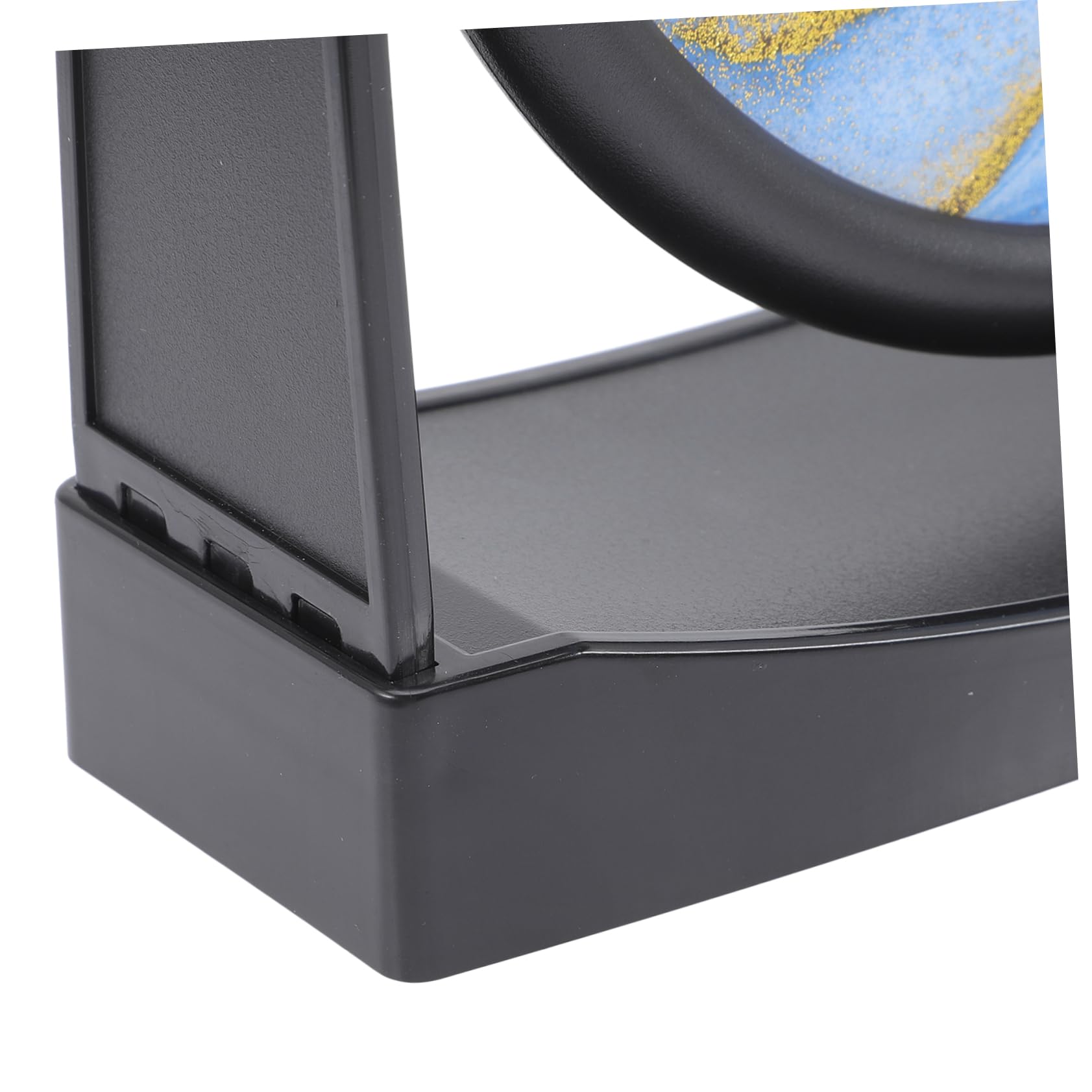 Toddmomy Peinture de Sable Mouvante, Ornement de Bureau, Base Rotative