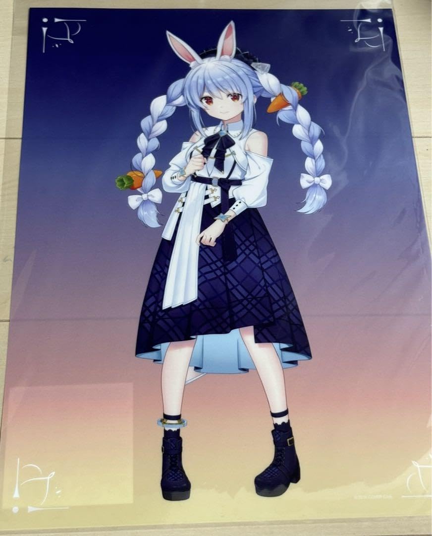 Amazon.co.jp: ホロ ライブ 水たまり ポスター ぺこら blue