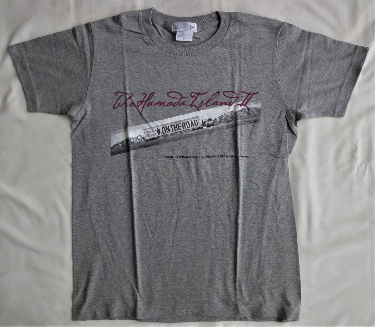 Amazon.co.jp: 浜田省吾 2010年 浜田島Ⅱグッズ ON THE ROAD グレー T