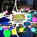 Pool Toys - LED Beach Ball with Remote Control - 16 Colors Lights and 4 Light Modes, 100ft Control Distance - Outdoor Beach Party Games for Kids Adults, Pool Patio Garden Decorations (1PCS).