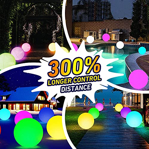 Pool Toys - LED Beach Ball with Remote Control - 16 Colors Lights and 4 Light Modes - image 5