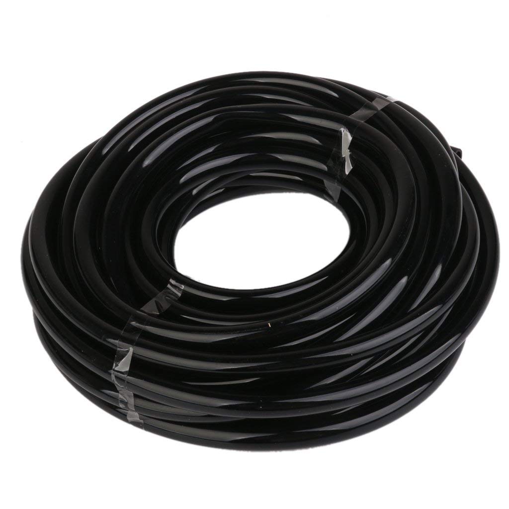Inzopo Black 8Mm/11Mm Micro Irrigation Tubing Pipe Hose 10M