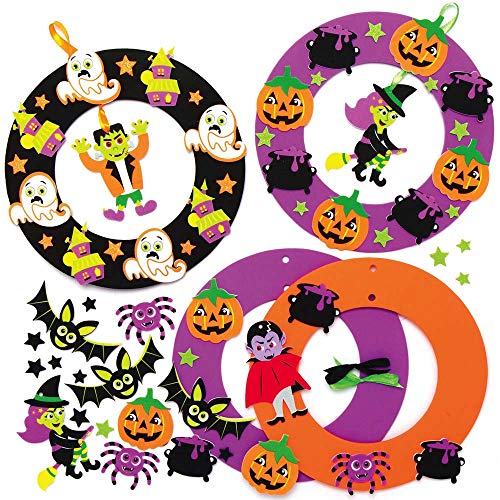 Baker Ross AX256 Kit Ghirlande Di Halloween - Pack Of 3, Ghirlande Da Progettare E Decorare, Ideale Per Decorazioni Di...