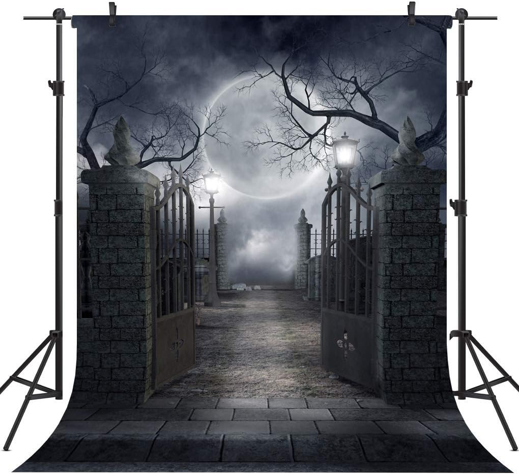 Nightmare Before Christmas Halloween Theme Backdrop Background for Photography Zombie Themed Party Supplies Baby Shower Party Decorations 034