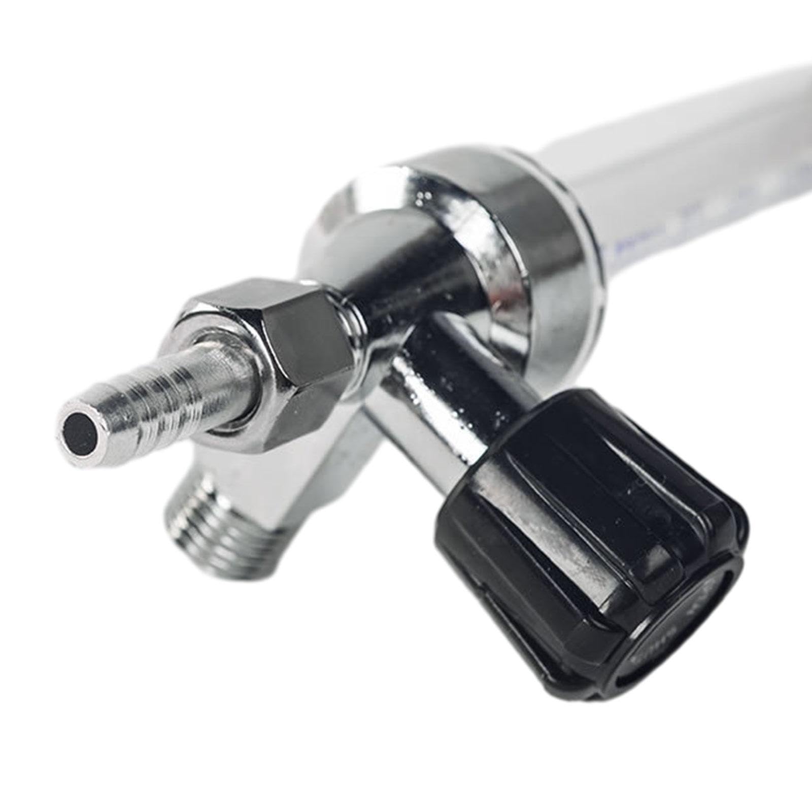 MagiDeal Accesorio de montaje de tubo de medidor regulador de caudalímetro, máquina medidora de regulador de soldador de gas fácil de montar de 0 a 25mpa para