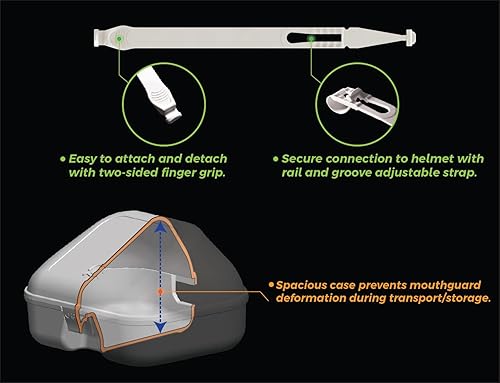 Miniatura 6 de Protector bucal 2 en 1, chupete transformador de fútbol, protector de labios deportivo para adultos y jóvenes, con bandera de Estados Unidos y