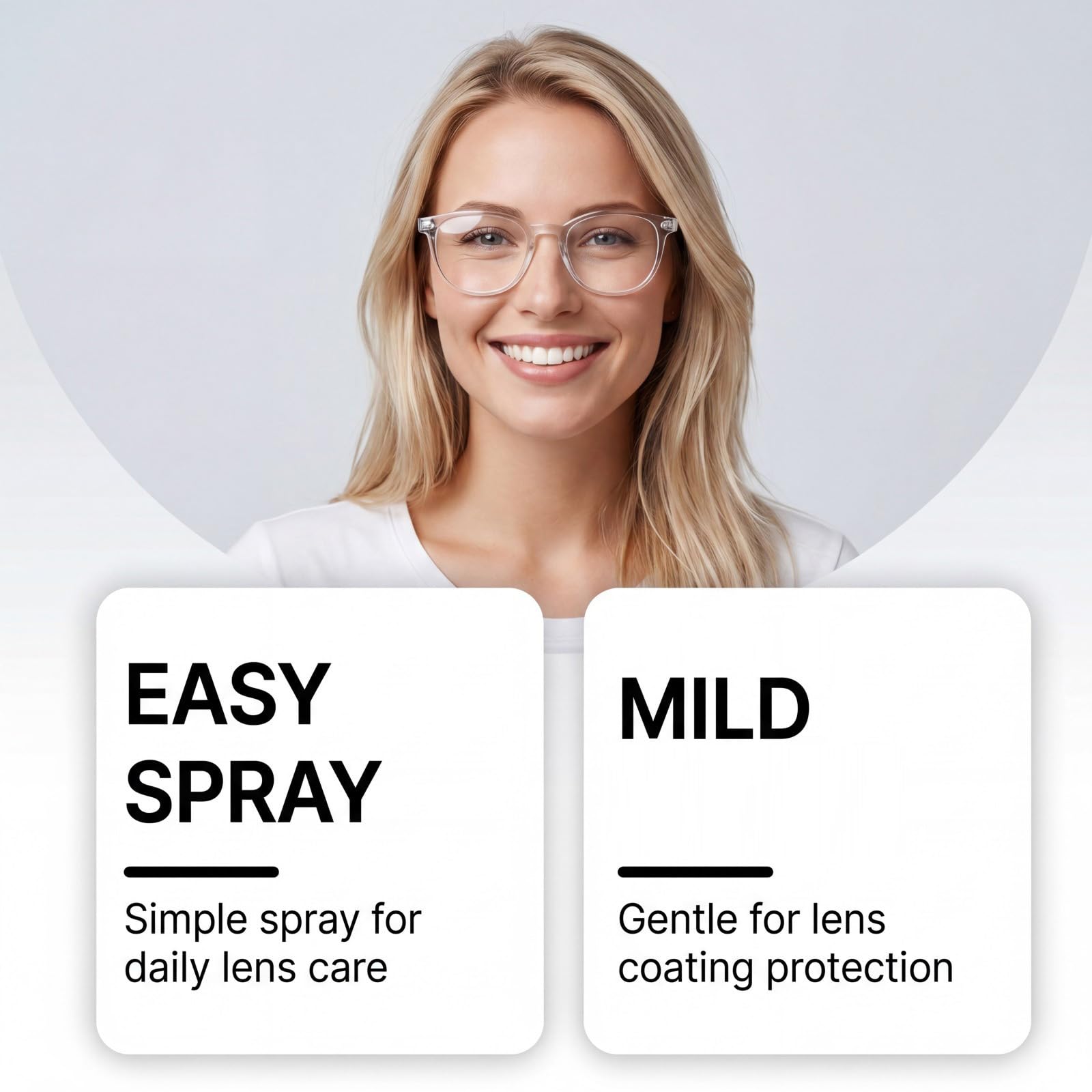 Brillenkratzer-Entferner-Spray & Linsenreiniger - Brillenkratzer-Reparaturspray für Brillen, Sonnenbrillen-Telefonbildschirme & Kameralinsen, tragbarer Linsenreinigungs-Wiederherstellungsnebel (6pcs)