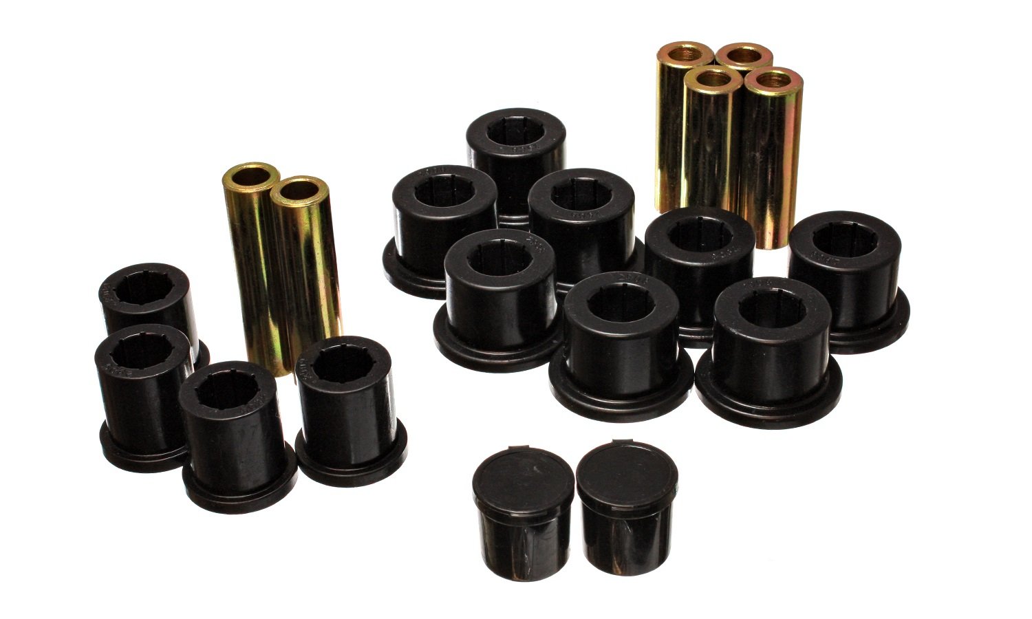Photo 1 of Energy Suspension 5.2118G Leaf Spring Bushing Set, Black