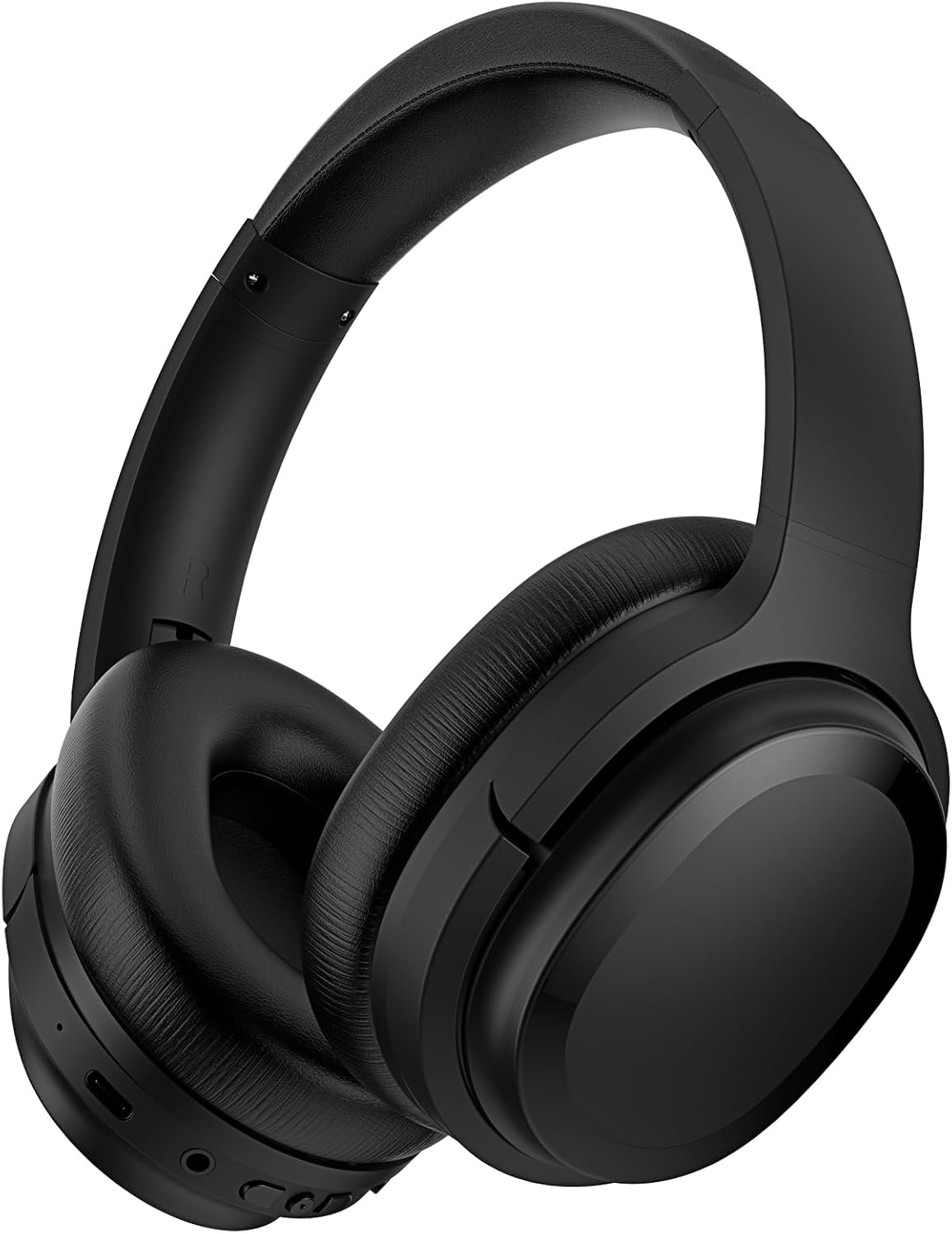 Hybrid Active Noise Cancelling Headphones, Wireless Over Ear Bluetooth Headphones, Noise Canceling Headphones Deep Bass Comfort Fit Ear Cups, for Home Office Travel