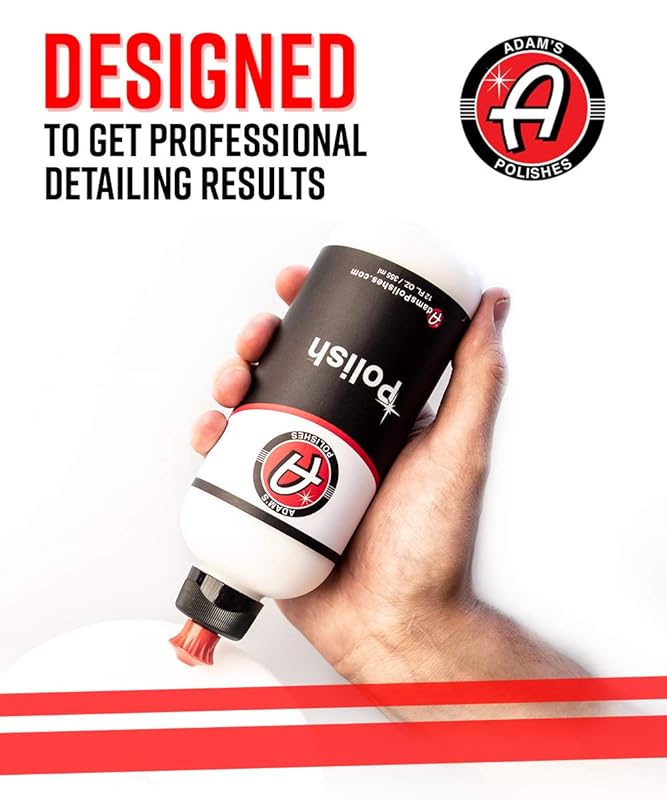 Adam's Polishes 2-Step Polishing System 12oz Combo - Silicone-Free, Body Shop Safe Formula - Quick, Professional Correcting and Polishing Results for Clear Coat, Gel Coat, Single Stage Finishes 2-Step System - No Pads