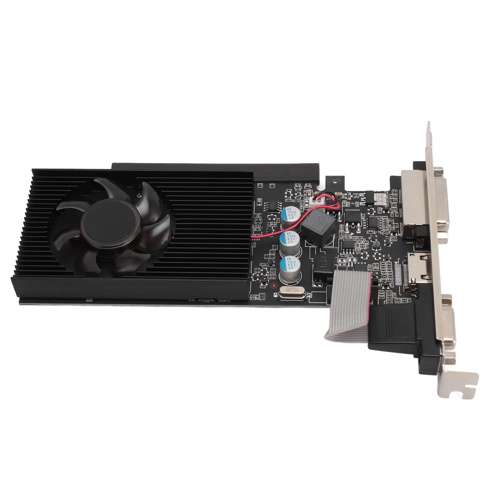1GB 64bit Graphics Card, PCI Express 2.0 16X Easy to Install High Efficiency GT705 Graphics Card Quiet with Cooling Fan for Video Editing-image-15