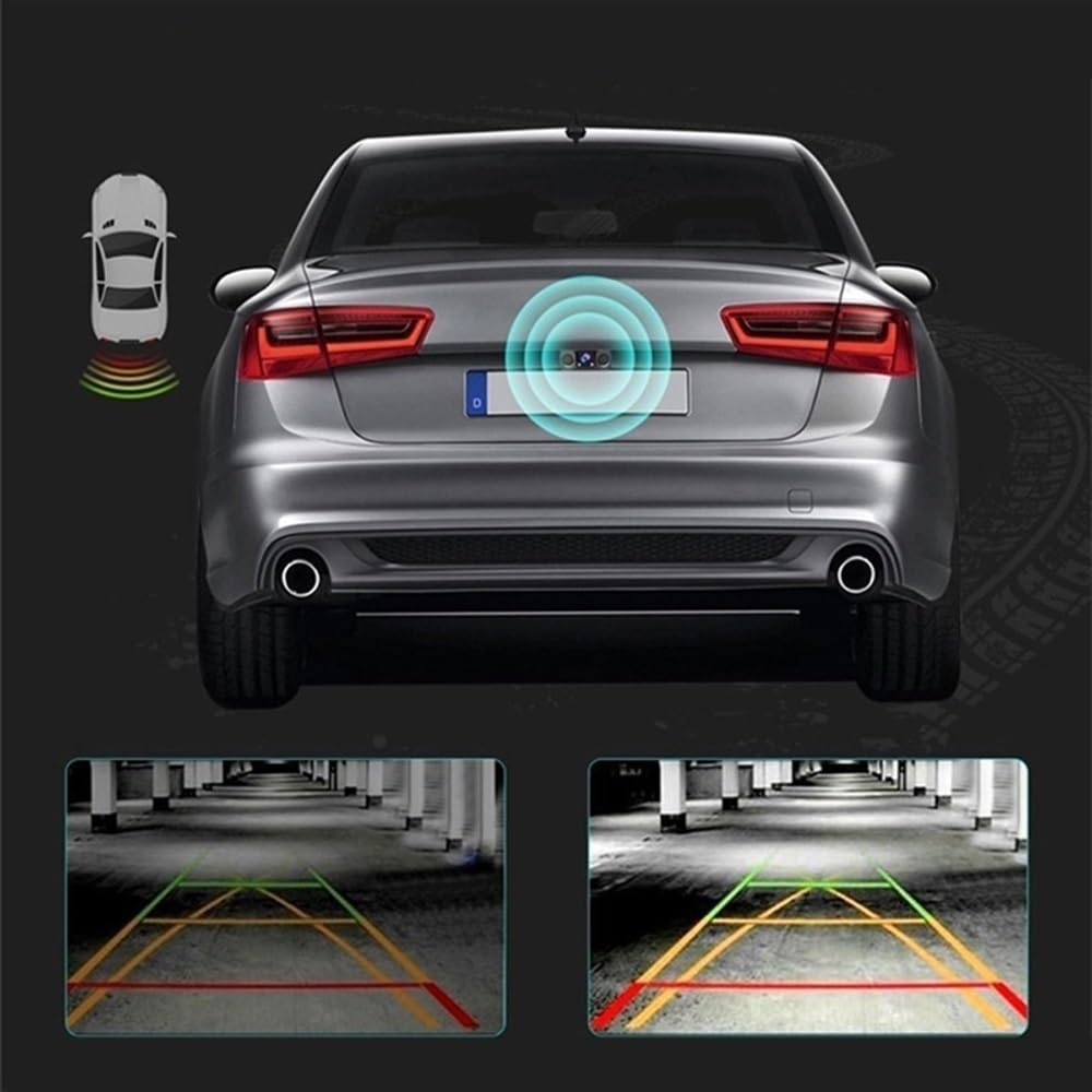 Sensore parcheggio PDC Kit sensore radar retromarcia per auto Visione notturna per auto Telecamera per retromarcia Sensore parcheggio con trasmettitore e ricevitore Radar Cam