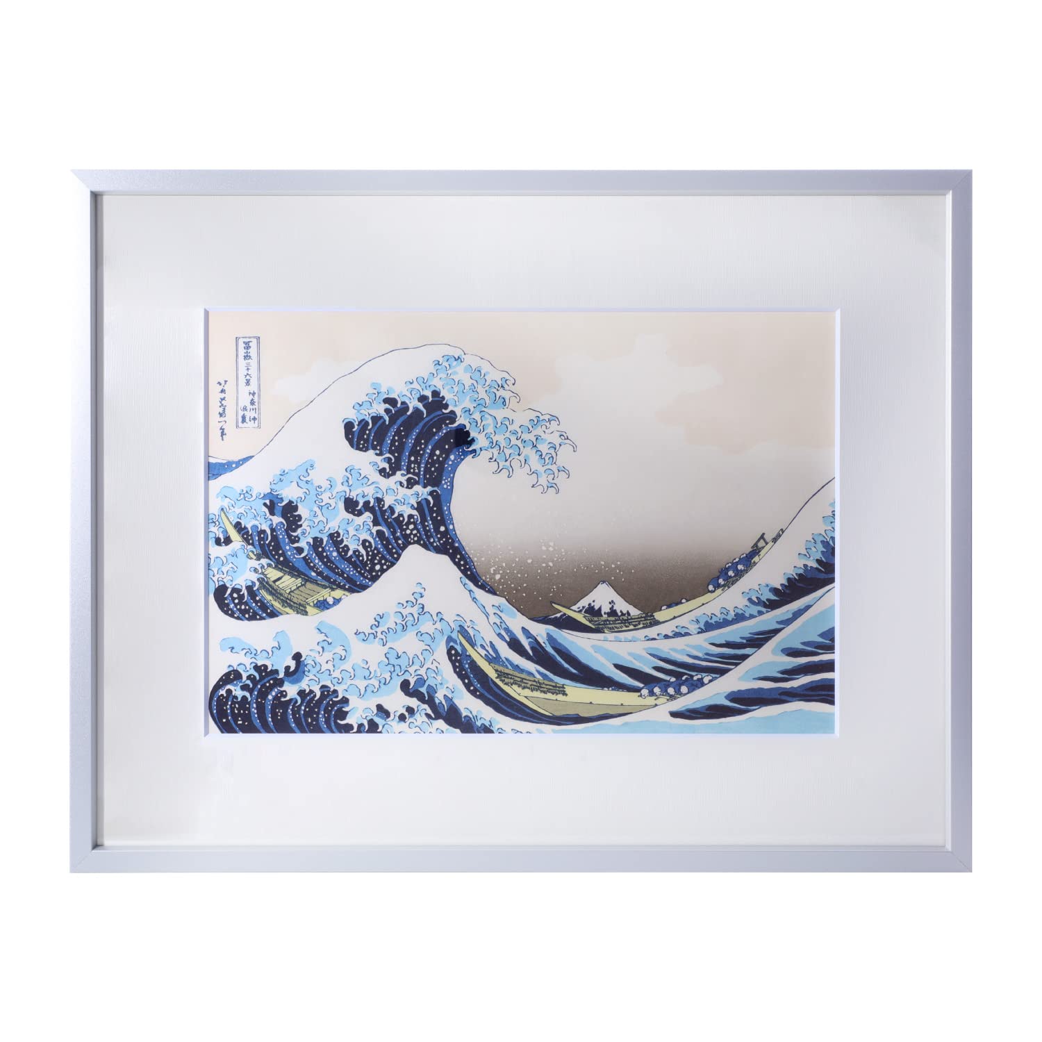 Japan Museum Hokusai Red Fuji Hand-Printed Woodblock Print