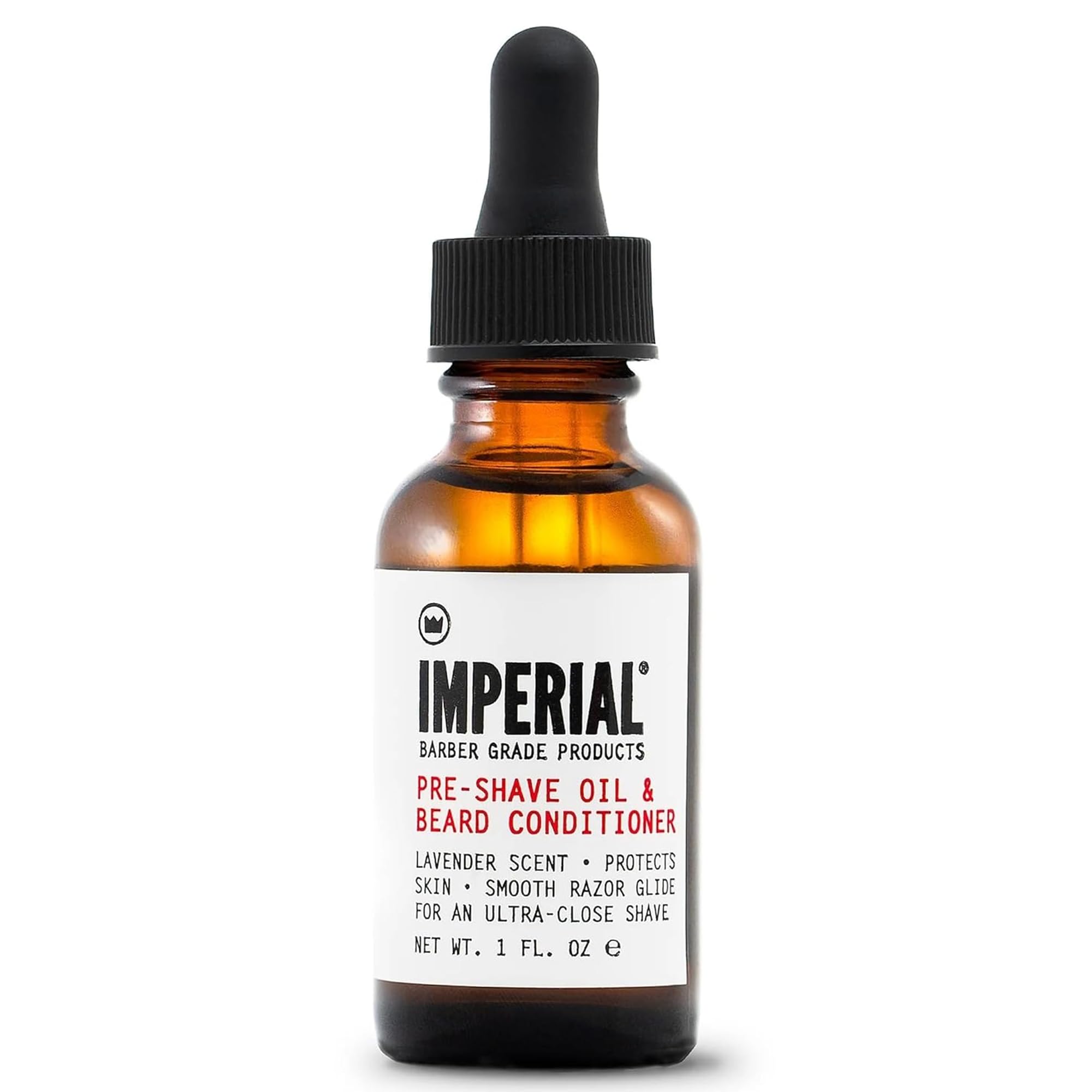 Imperial Barber Grade Products | Pre-Shave Oil & Beard Conditioner, 1 oz