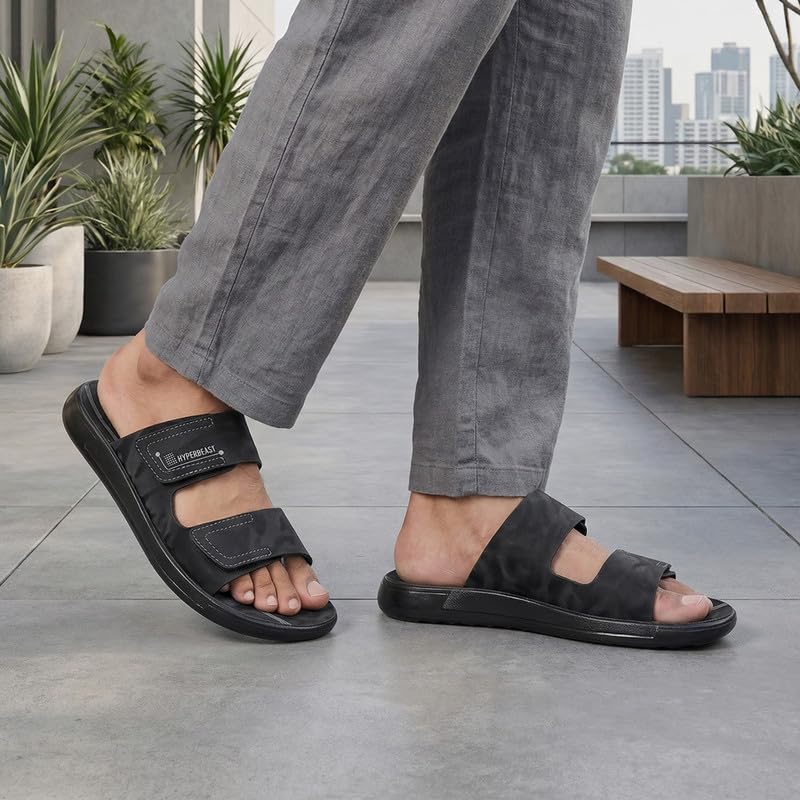 Image of WALKAROO Men's Fashion Sandal with Cushion Insole and Lightweight for Casual Footwear - WGR53156