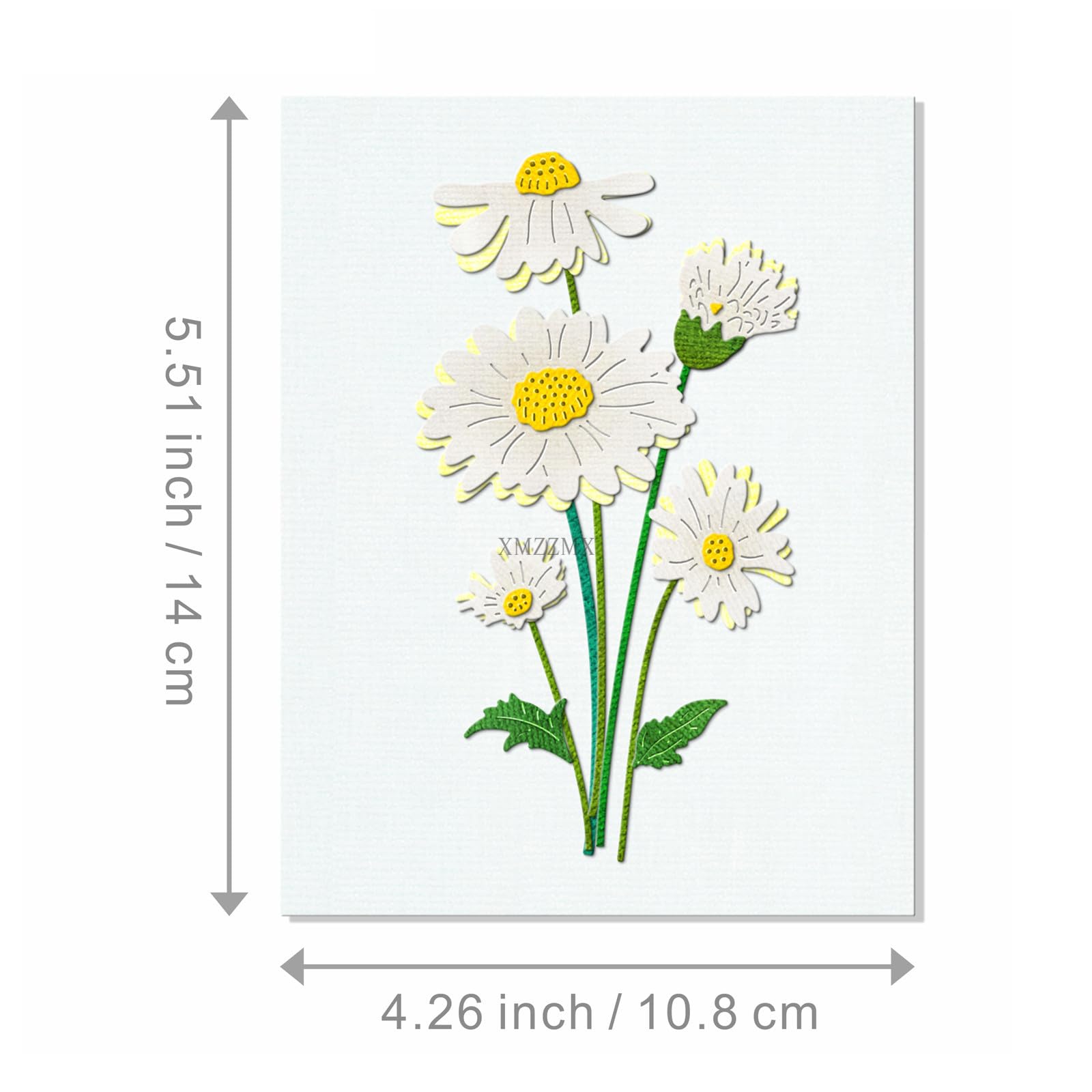 Amazon.co.jp: XMZZMX デイジー 菊の花 メタルカッティングダイス