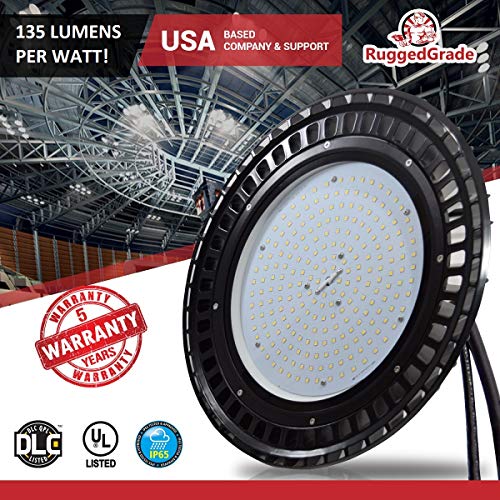 32,400 Lumen -240 Watt Corvus Series Led High Bay- Dlc Premium Listed - 5000K Led High Bay Lighting - Ufo Led Light - Ultra Efficient 240 Lumens To Watts - 3.3 Foot Power Cord - High Bay Led Lighting #TOP1