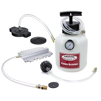 Motive Products 0254 Custom Power Bleeder 2-Quart Tank with Hose and Adapters, Compatible with GM Vehicles