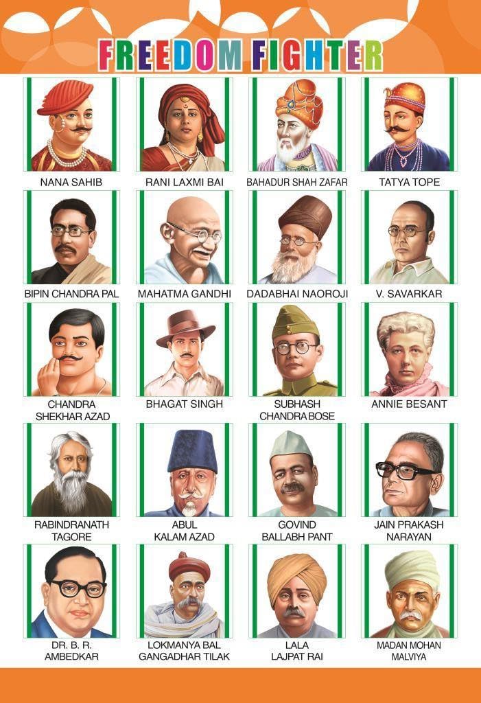 Eoi Marketing Freedom Fighters Images Photo Wall Charts Extremely Usefull For Growing Kids | Laminated Chart | Paper Size (13 * 19 Inch) | (Rolled With Safety Tube) (B0C8B8SJPM) Amazon Price History, Amazon Price Tracker