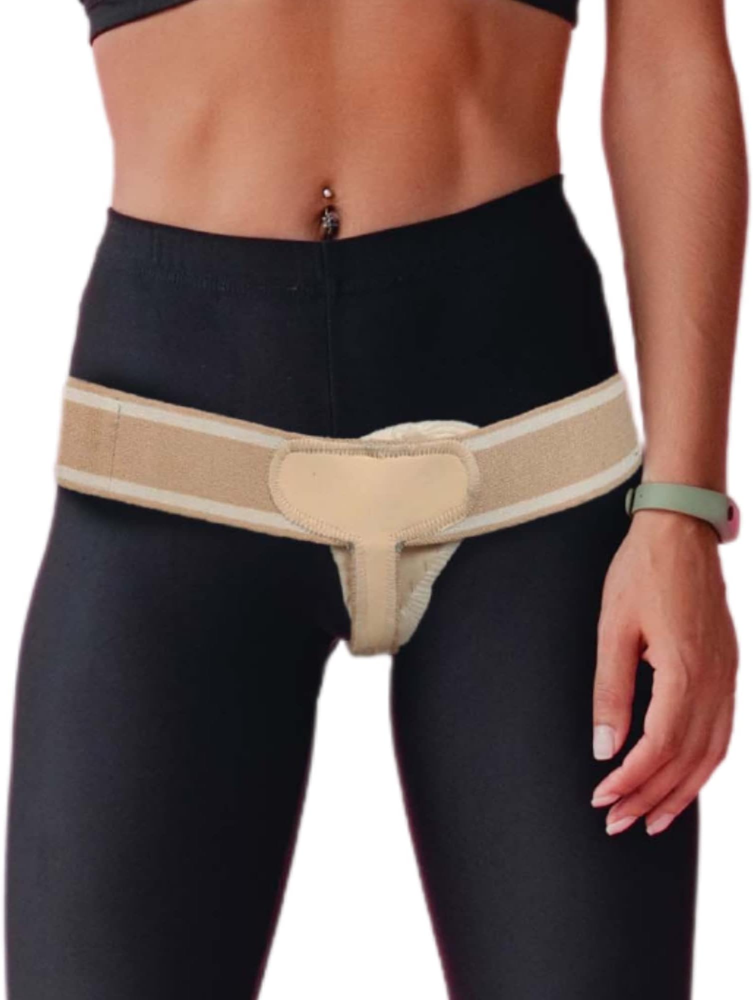 Inguinal Groin Hernia Belt for Men and Women, Hernia Support Truss for Inguinal, Incisional Hernias, Double/Left/Right Hernia Strap (Right Side)