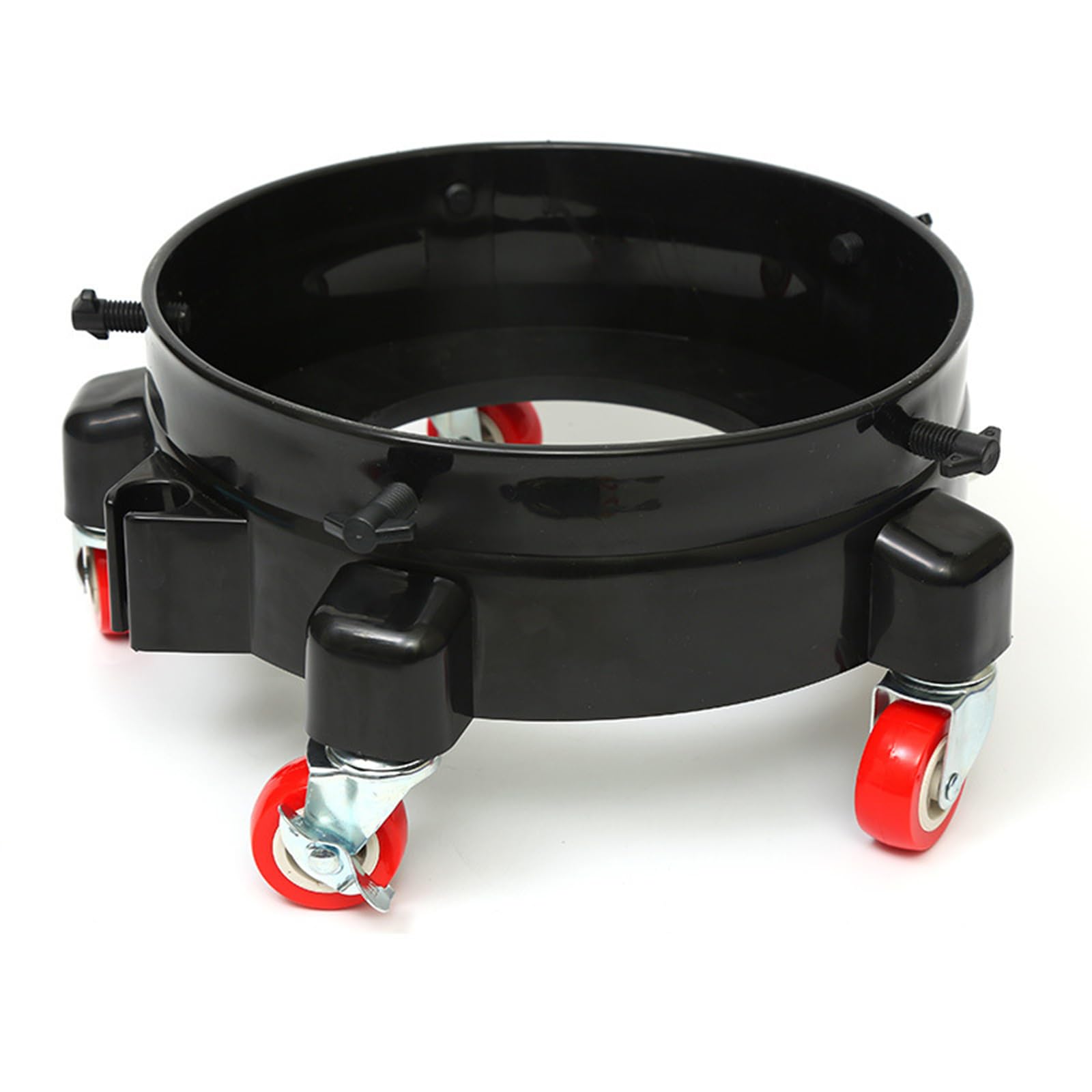 Acouto Rolling Eimer Dolly Zum Waschen des Autos, Einfaches Schieben mit 5 Rollen, Eimer Dolly mit Rädern Autowasch Rolling Duty Plastik