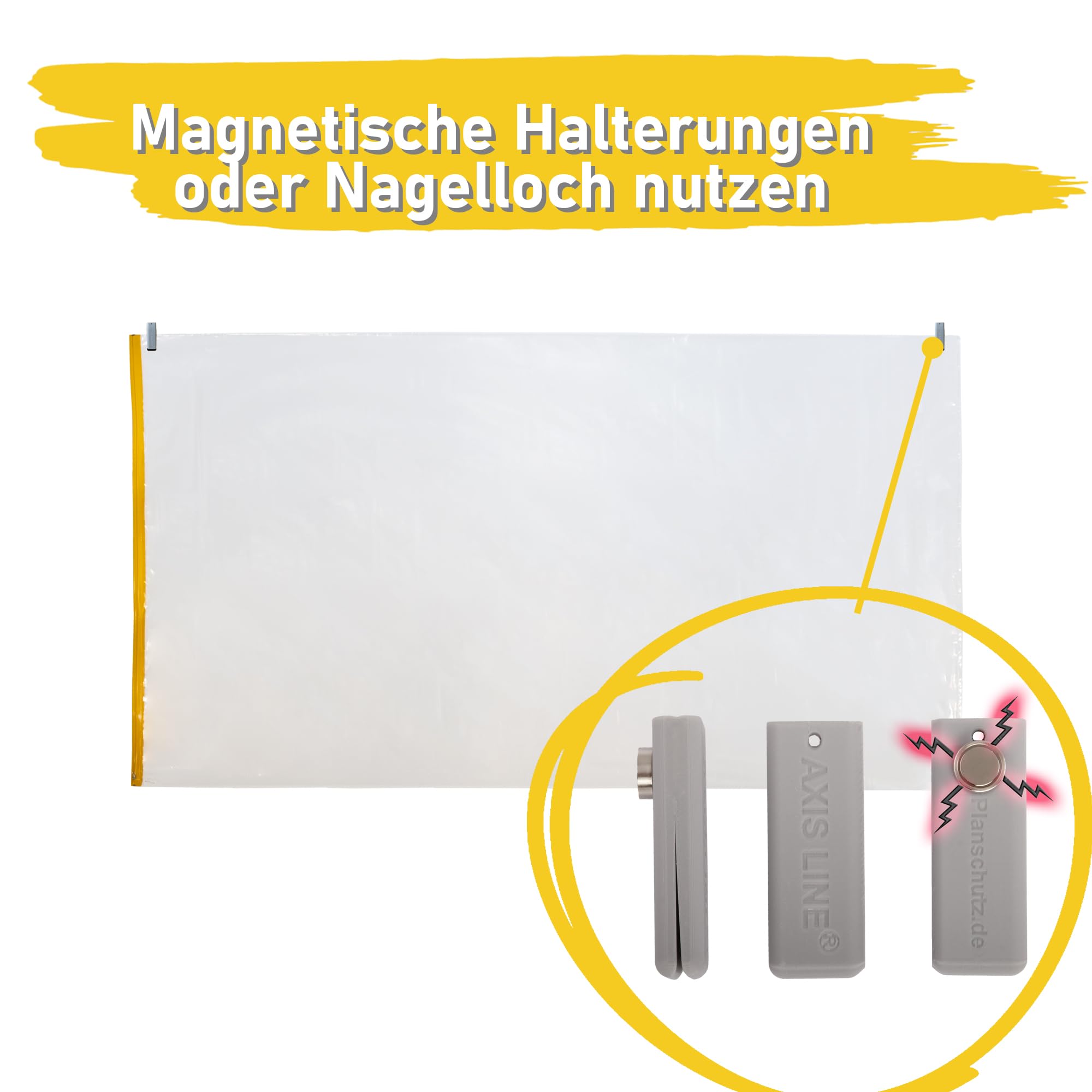 HELE Originele beschermtassen, beschermtassen met glijsluiting en uv- bescherming, weerbestendig en waterdicht, voor bouwplannen (700 x 1200 - 10 stuks
