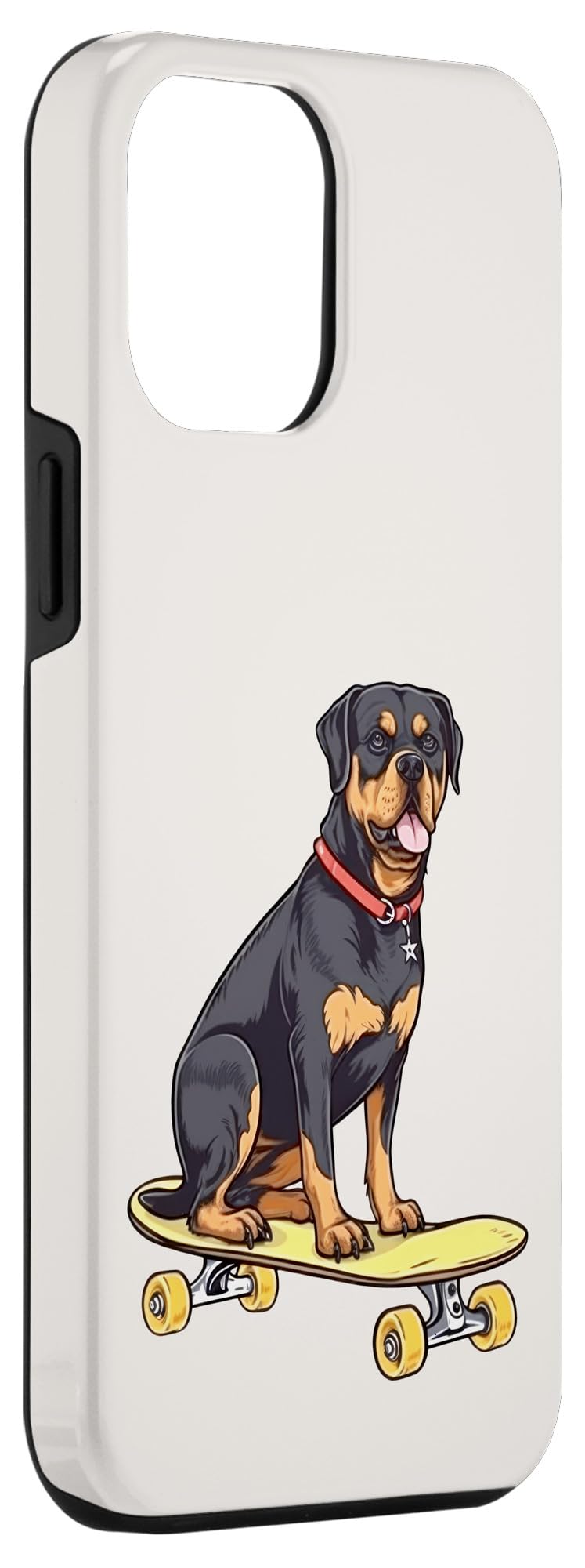 Amazon.co.jp: iPhone 15 Pro Max スケートボード上の犬 スマホケース