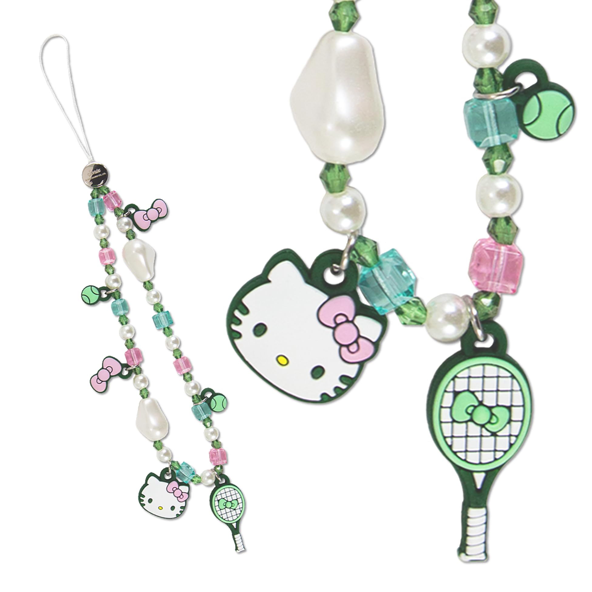 Amazon.com: Sonix x Sanrio Beaded Phone Charm | Beaded Wristlet