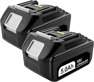 2 Pack BL1850B 18 Volt 5.0Ah Batteries Replacement for Makita 18v Battery