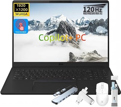 LG Gram 16 Laptop 2026, AMD Ryzen AI 7 445 CPU, 16GB RAM 7467 MHz, 4TB SSD