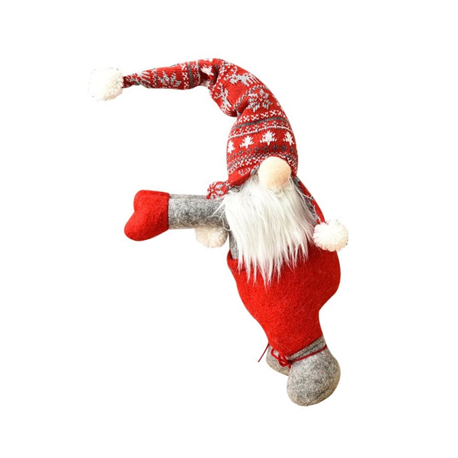 Tsophreniq Festival Knitted Door Curtain Holder Tieback Soft Stuffing Winter Christmas Party Decors Mysterious Doll Theme Accessory Christmas Curtain Tiebacks Doll