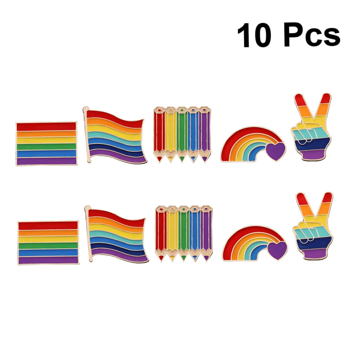 SHERCHPRY 30stücke Teiliges Bunter Regenbogen-broschen Für Kostüme Und Kleidung Kreative Anstecker Für Feste Partys Und Anlässe Aus Hochwertigem Legierungsmaterial Vielseitig Einsetzbar
