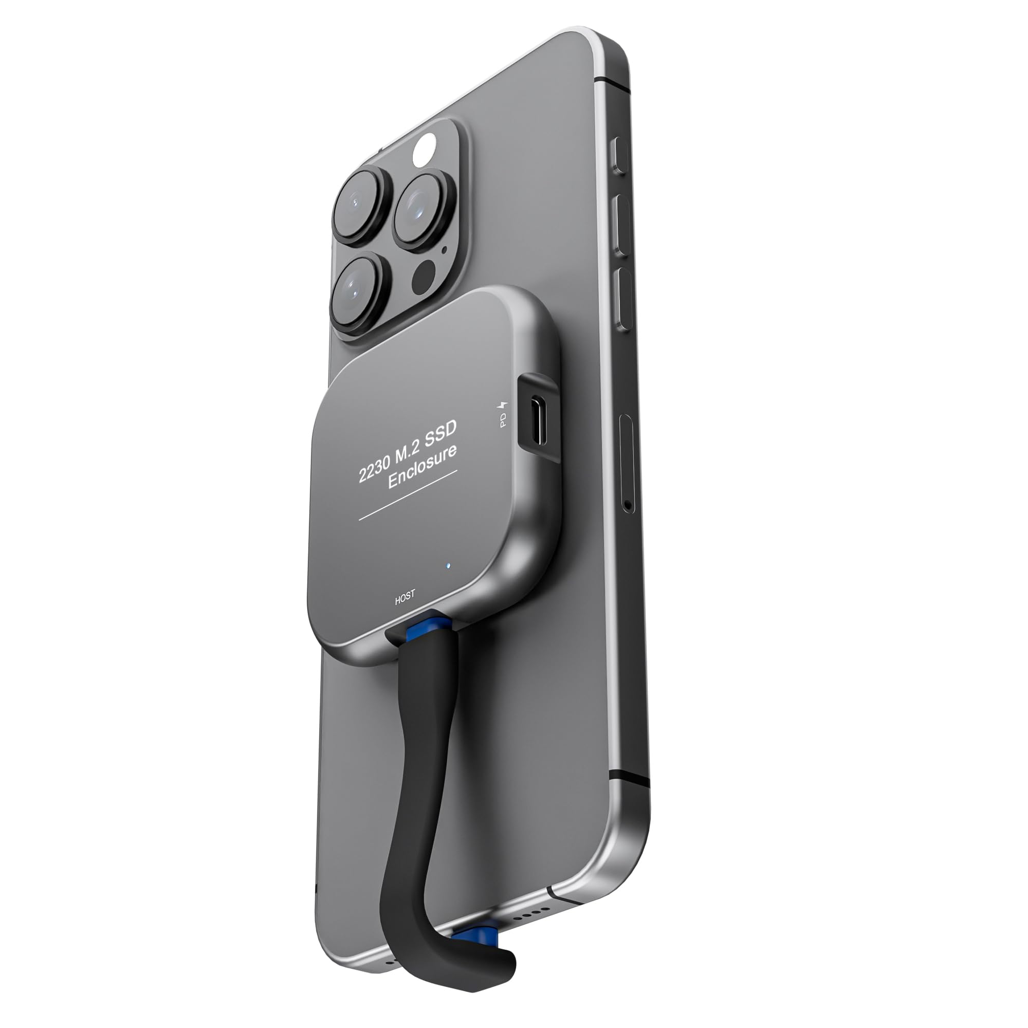 Magnetisches M.2 2230 NVME-Gehäuse für iPhone 15/16 Pro