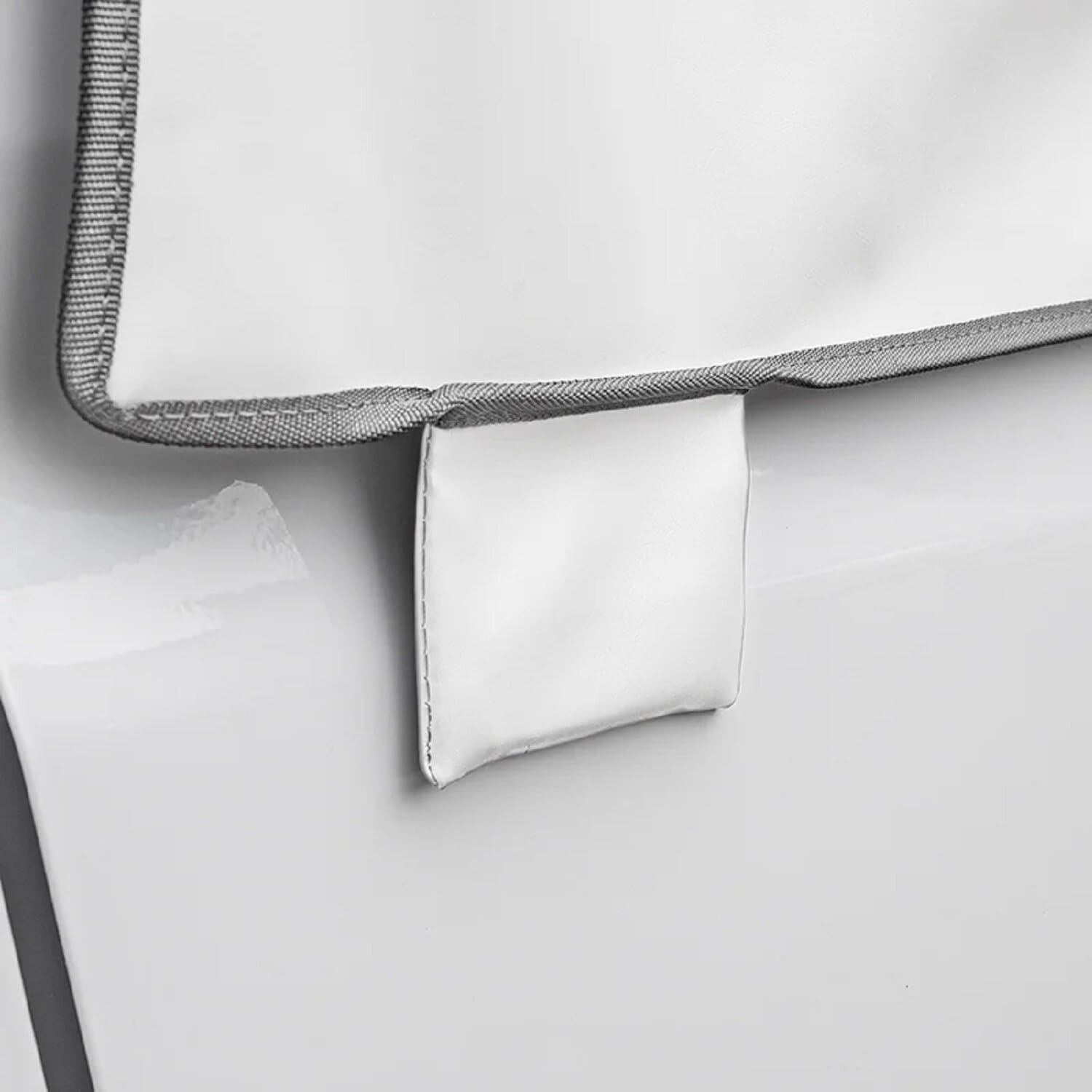 Copriparabrezza, compatibile con Fiat Ducato X290, bianco, grigio, protezione UV (bianco)
