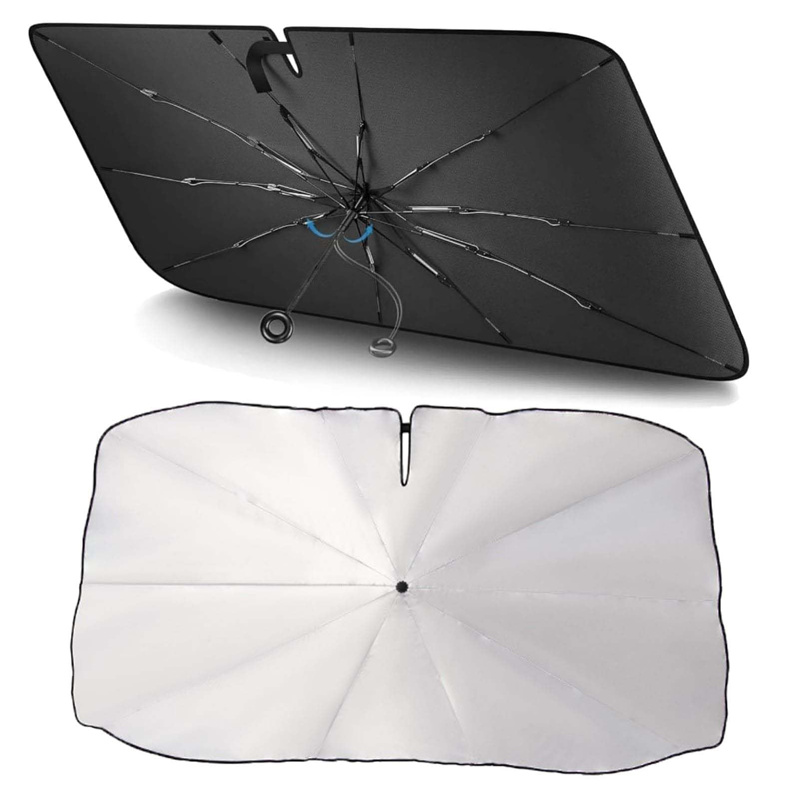 SJPJDGFC Car Windscreen Sun Shade Umbrella for BMW 3er F30 F31 F34 F35 F80 G20 G21, UV Block Foldable Car Windshield Sunshade, Heat Insulation Parasol Protector