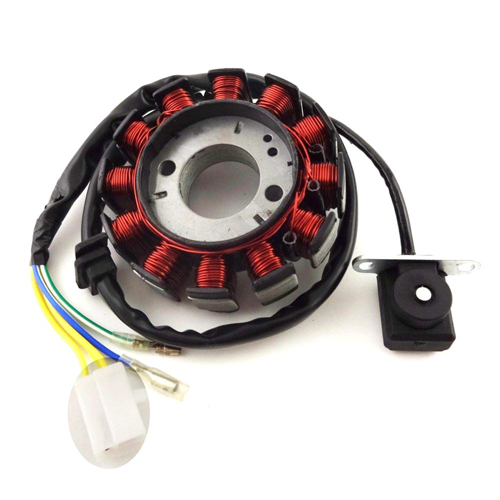 Chanoc12 Pole Ignition Magneto Stator DC for GY6 125cc 150cc ATV Quad Go Kart Scooter