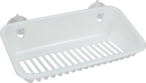 EIKS Cesta de almacenamiento organizadora con ventosa para dormitorio, oficina, cuarto de servicio